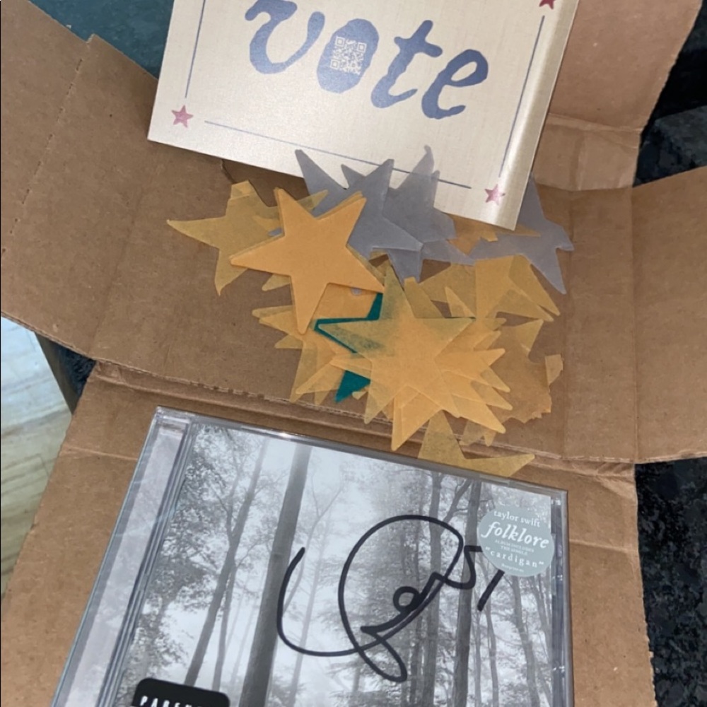 Taylor Swift Autographed CD